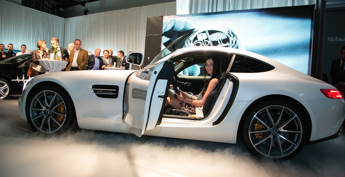 Mercedes AMG GT Präsentation im Designcenter Linz